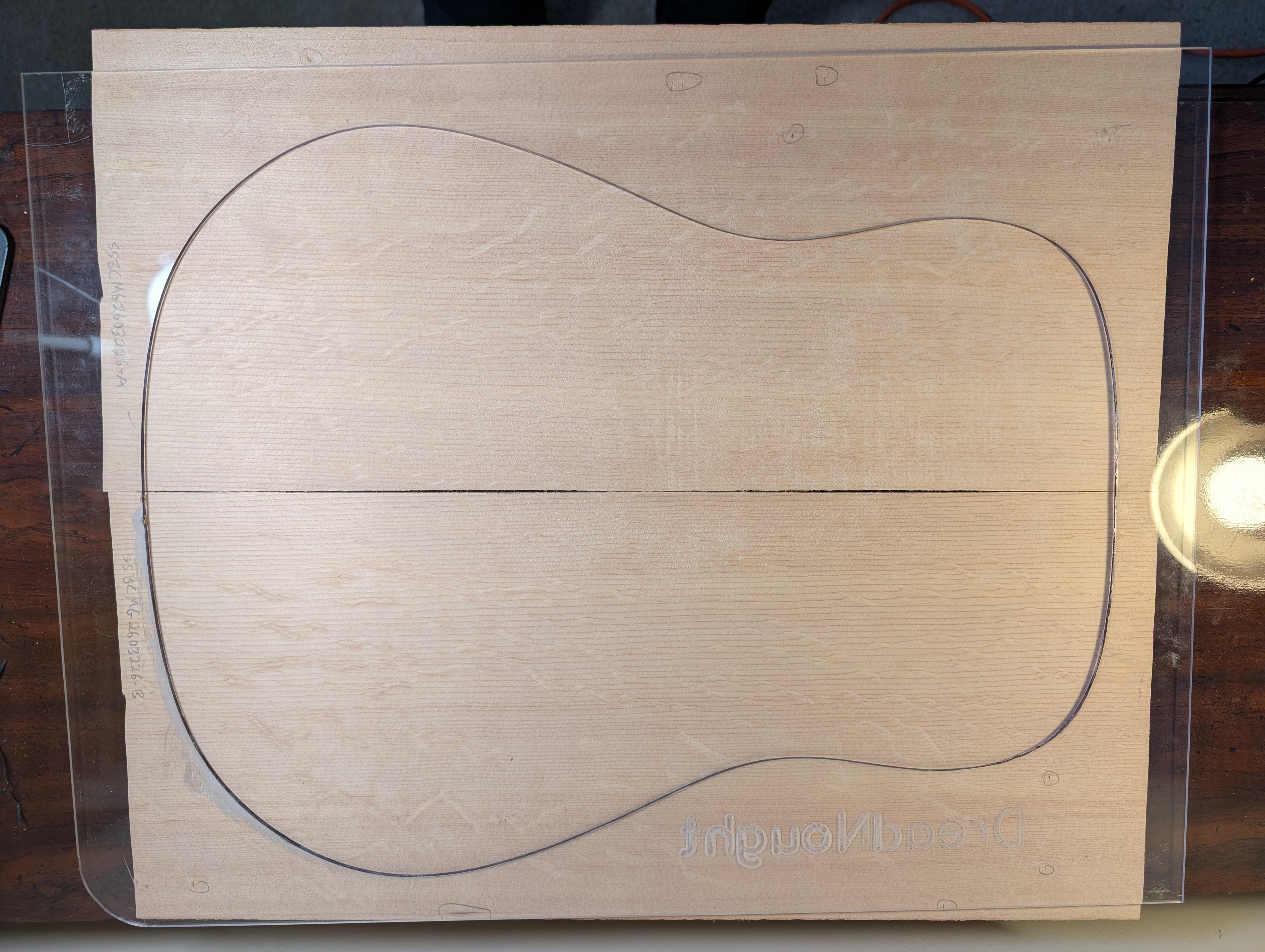 Bearclaw Sitka soundboard - Dreadnought SSBCMG2603226