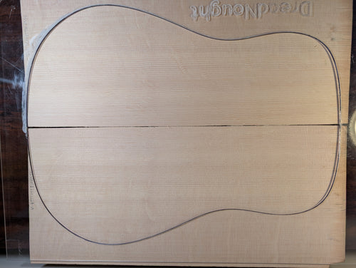 Bearclaw Sitka "Vancouver  Flame" soundboard - Dreadnought SSVFMG2603224