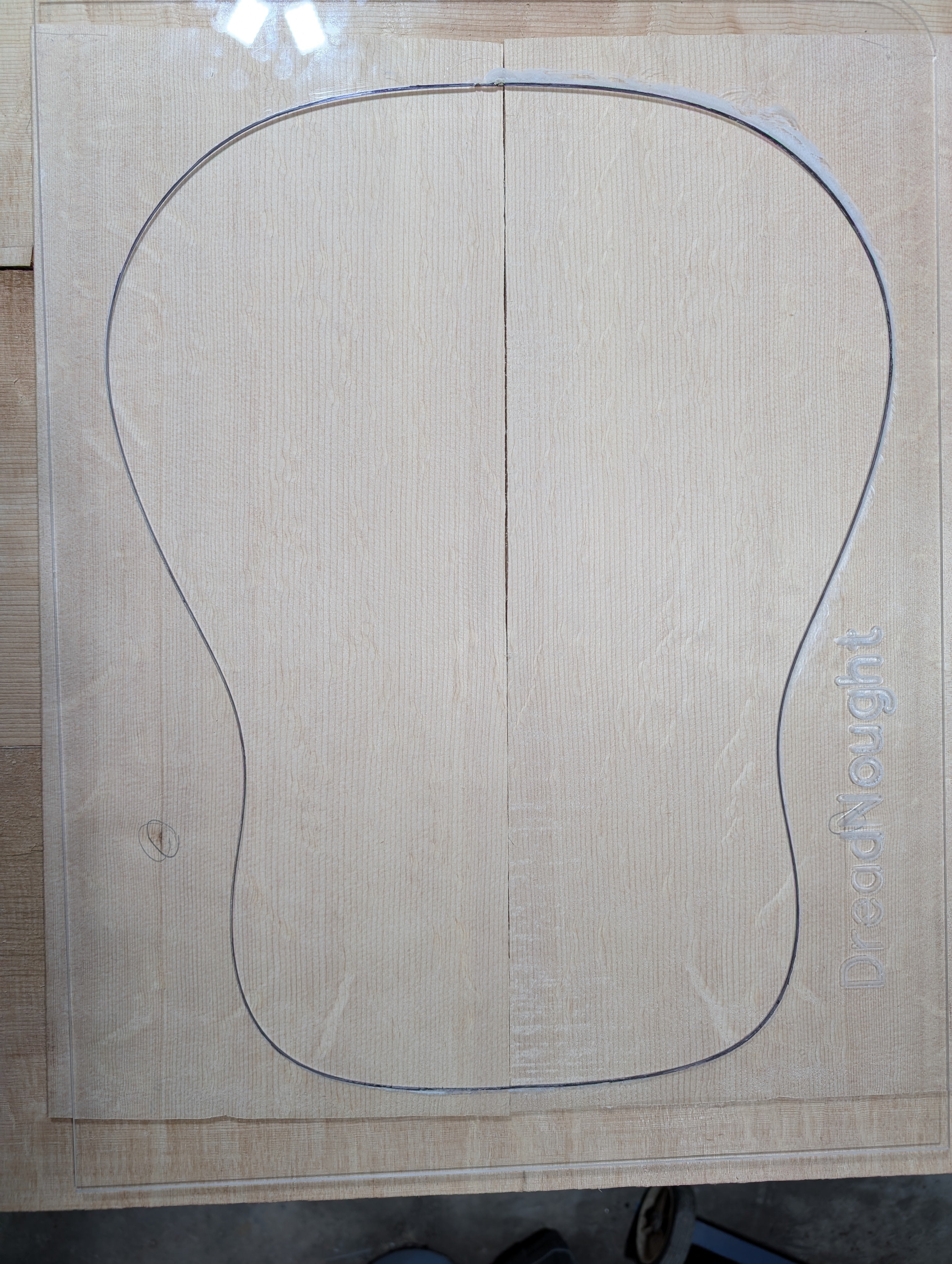 Bearclaw Sitka soundboard - Dreadnought SSBCMG2502161